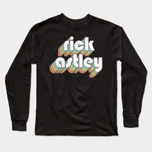 Retro Rick Astley Long Sleeve T-Shirt
